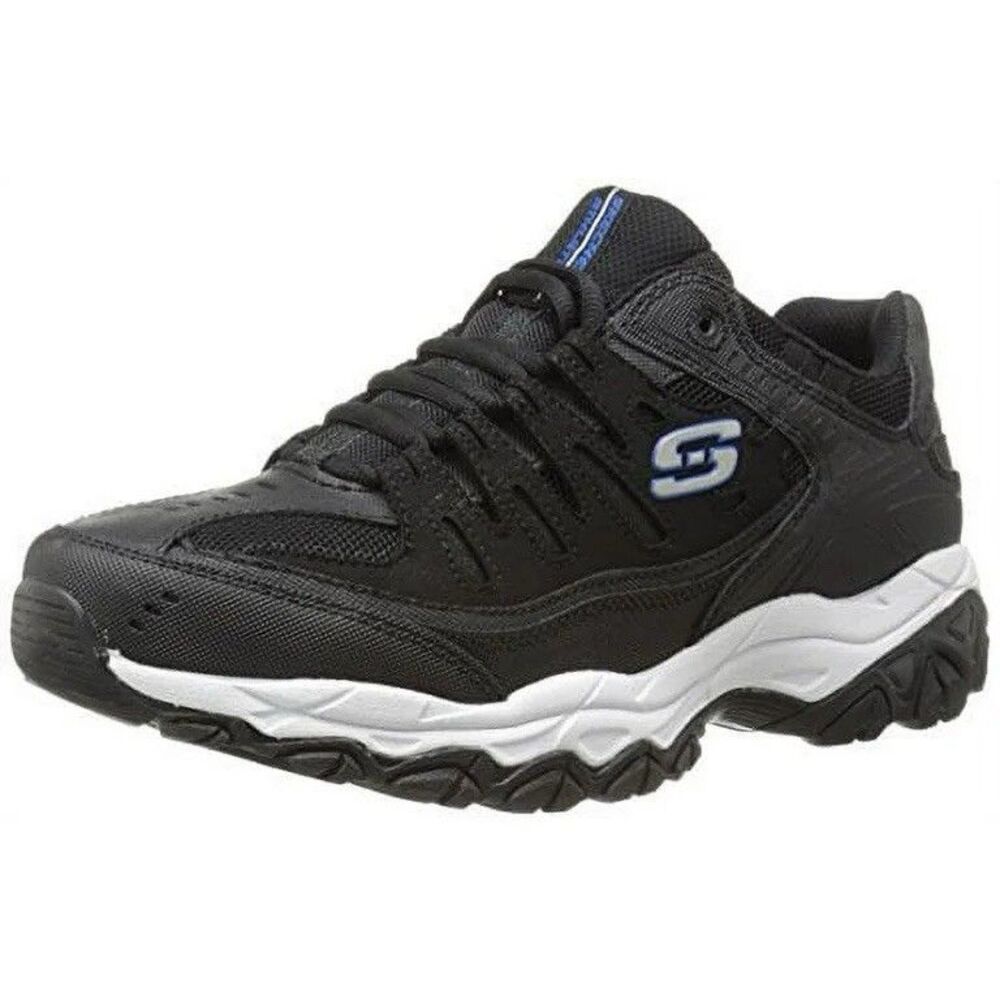 🔥Men's Skechers After Burn Athletic Comfy Casual Shoe Black 50125 12 EXCELLENT